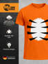 Herren T-Shirt Fasching Karneval - Tiger -Kostüm-Ersatz Verkleidung Last Minute Faschingskostüme Männer Funshirt Moonworks®preview