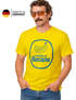 Herren T-Shirt Fasching Karneval - Verkleidet als Banane - Kostüm-Ersatz Verkleidung Last Minute Faschingskostüme Männer Funshirt Moonworks®preview