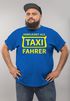 Herren T-Shirt Fasching Karneval Verkleidung Taxifahrer Faschingskostüme Kostüm-Ersatz Männer Funshirt Moonworks®preview
