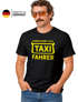Herren T-Shirt Fasching Karneval Verkleidung Taxifahrer Faschingskostüme Kostüm-Ersatz Männer Funshirt Moonworks®preview