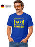 Herren T-Shirt Fasching Karneval Verkleidung Taxifahrer Faschingskostüme Kostüm-Ersatz Männer Funshirt Moonworks®preview