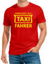 Herren T-Shirt Fasching Karneval Verkleidung Taxifahrer Faschingskostüme Kostüm-Ersatz Männer Funshirt Moonworks®preview