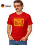 Herren T-Shirt Fasching Karneval Verkleidung Taxifahrer Faschingskostüme Kostüm-Ersatz Männer Funshirt Moonworks®preview