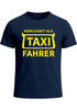 Herren T-Shirt Fasching Karneval Verkleidung Taxifahrer Faschingskostüme Kostüm-Ersatz Männer Funshirt Moonworks®preview