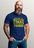 Herren T-Shirt Fasching Karneval Verkleidung Taxifahrer Faschingskostüme Kostüm-Ersatz Männer Funshirt Moonworks®preview