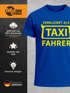 Herren T-Shirt Fasching Karneval Verkleidung Taxifahrer Faschingskostüme Kostüm-Ersatz Männer Funshirt Moonworks®preview