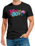 Herren T-Shirt Fasching Karneval - Vibes 80er Jahre -Kostüm-Ersatz Verkleidung Last Minute Faschingskostüme Männer Funshirt Moonworks®preview