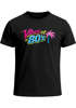 Herren T-Shirt Fasching Karneval - Vibes 80er Jahre -Kostüm-Ersatz Verkleidung Last Minute Faschingskostüme Männer Funshirt Moonworks®preview
