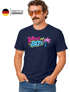 Herren T-Shirt Fasching Karneval - Vibes 80er Jahre -Kostüm-Ersatz Verkleidung Last Minute Faschingskostüme Männer Funshirt Moonworks®preview