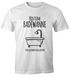 Herren T-Shirt Fasching Kostüm Badewanne Ich lass mich volllaufen Verkleidung Faschings-Shirt Moonworks®preview