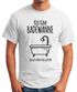 Herren T-Shirt Fasching Kostüm Badewanne Ich lass mich volllaufen Verkleidung Faschings-Shirt Moonworks®preview