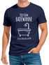 Herren T-Shirt Fasching Last Minute Kostüm Badewanne  für Faschingsmuffel Ich lass mich volllaufen Spruch Verkleidung Faschingssshirt Moonworks®preview