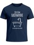 Herren T-Shirt Fasching Last Minute Kostüm Badewanne  für Faschingsmuffel Ich lass mich volllaufen Spruch Verkleidung Faschingssshirt Moonworks®preview