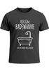 Herren T-Shirt Fasching Last Minute Kostüm Badewanne  für Faschingsmuffel Ich lass mich volllaufen Spruch Verkleidung Faschingssshirt Moonworks®preview