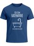 Herren T-Shirt Fasching Last Minute Kostüm Badewanne  für Faschingsmuffel Ich lass mich volllaufen Spruch Verkleidung Faschingssshirt Moonworks®preview
