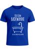Herren T-Shirt Fasching Last Minute Kostüm Badewanne  für Faschingsmuffel Ich lass mich volllaufen Spruch Verkleidung Faschingssshirt Moonworks®preview