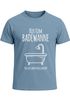 Herren T-Shirt Fasching Last Minute Kostüm Badewanne  für Faschingsmuffel Ich lass mich volllaufen Spruch Verkleidung Faschingssshirt Moonworks®preview