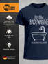 Herren T-Shirt Fasching Last Minute Kostüm Badewanne  für Faschingsmuffel Ich lass mich volllaufen Spruch Verkleidung Faschingssshirt Moonworks®preview
