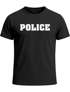 Herren T-Shirt Fasching Police Polizei Faschings-Shirt Kostüm Verkleidung Karneval Fun-Shirt Moonworks®preview