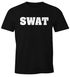 Herren T-Shirt Fasching SWAT Aufdruck Kostüm Verkleidung Fasching Karneval Fun-Shirt Moonworks®preview