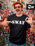 Herren T-Shirt Fasching SWAT Shirt Faschings-Shirt Kostüm Verkleidung Karneval Fun-Shirt Moonworks®preview
