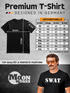 Herren T-Shirt Fasching SWAT Shirt Faschings-Shirt Kostüm Verkleidung Karneval Fun-Shirt Moonworks®preview
