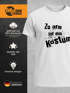 Herren T-Shirt Fasching Zu arm für ein Kostüm Fun-Shirt Faschings-Shirt Moonworks®preview