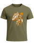 Herren T-Shirt Fashion Polygon Print Luchs Wald Tiere Outdoor Motiv Aufdruck Streetstyle Neverless®preview