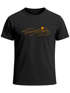 Herren T-Shirt Fashion Printshirt aus Baumwolle – Modernes Grafik-Design Outdoor Motiv Line Art Wandern Bergsteigen Neverless®preview