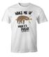 Herren T-Shirt Faultier Sloth Wake me up when it's Friday Fun-Shirt Moonworks®preview