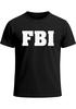 Herren T-Shirt FBI Aufdruck Faschings-Shirt Kostüm Verkleidung Karneval Fun-Shirt Moonworks®preview