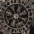 Herren T-Shirt Fenrir Wolf Valknut Vegvisir Wikinger Odin Schwert Runen Kompass nordische Mythologie Neverless®preview