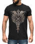 Herren T-Shirt Fenrir Wolf Vegvisir Wikinger Odin Schwert Runen Kompass nordische Mythologie Neverless®preview