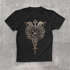 Herren T-Shirt Fenrir Wolf Vegvisir Wikinger Odin Schwert Runen Kompass nordische Mythologie Neverless®preview