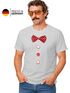 Herren T-Shirt Fliege Knöpfe Schleife Clown Fasching Fastnacht Karneval Kostüm Moonworks®preview