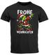 Herren T-Shirt Frohe Weihnachten Aufdruck Grinch Dab Weihnachtsshirt Männer Moonworks®preview