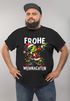 Herren T-Shirt Frohe Weihnachten Aufdruck Grinch Dab Weihnachtsshirt Männer Moonworks®preview