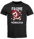 Herren T-Shirt Frohe Weihnachten Aufdruck Santa Dab Weihnachtsshirt Männer Moonworks®preview