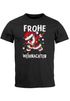 Herren T-Shirt Frohe Weihnachten Aufdruck Santa Dab Weihnachtsshirt Männer Moonworks®preview