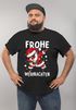 Herren T-Shirt Frohe Weihnachten Aufdruck Santa Dab Weihnachtsshirt Männer Moonworks®preview