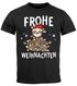 Herren T-Shirt Frohe Weihnachten Lustig Weihnachtsshirt Dabbing Weihnachtsmotiv Fun-Shirt XMAS Moonworks®preview