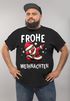 Herren T-Shirt Frohe Weihnachten Lustig Weihnachtsshirt Dabbing Weihnachtsmotiv Fun-Shirt XMAS Moonworks®preview