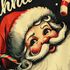 Herren T-Shirt Frohe Weihnachten Santa Claus Aufdruck XMAS Printshirt Outfit Männer Moonworks®preview