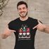 Herren T-Shirt Frohe Weihnachten Wichtel Weihnachtsoutfit Männer Merry XMAS Moonworks®preview