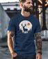 Herren T-Shirt Frontprint Hirsch Wald Outdoor Natur Wildnis Printshirt Männer Fashion Streetstyle Neverless®preview