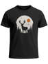 Herren T-Shirt Frontprint Hirsch Wald Outdoor Natur Wildnis Printshirt Männer Fashion Streetstyle Neverless®preview