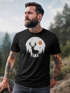 Herren T-Shirt Frontprint Hirsch Wald Outdoor Natur Wildnis Printshirt Männer Fashion Streetstyle Neverless®preview