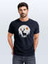 Herren T-Shirt Frontprint Hirsch Wald Outdoor Natur Wildnis Printshirt Männer Fashion Streetstyle Neverless®preview