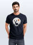 Herren T-Shirt Frontprint Hirsch Wald Outdoor Natur Wildnis Printshirt Männer Fashion Streetstyle Neverless®preview