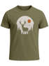 Herren T-Shirt Frontprint Hirsch Wald Outdoor Natur Wildnis Printshirt Männer Fashion Streetstyle Neverless®preview